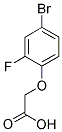 (4-BROMO-2-FLUORO-PHENOXY)-ACETIC ACID Struktur