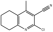 2-CHLORO-4-METHYL-5,6,7,8-TETRAHYDROQUINOLINE-3-CARBONITRILE Struktur