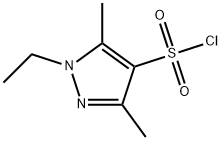 1-ETHYL-3,5-DIMETHYL-1H-PYRAZOLE-4-SULFONYL CHLORIDE Struktur