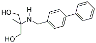 2-((1,1'-BIPHENYL-4-YLMETHYL)AMINO)-2-METHYLPROPANE-1,3-DIOL Struktur