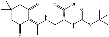 BOC-D-DAP(DDE)-OH Struktur