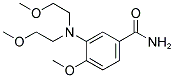 3-N,N-DI(BETA-METHOXYETHANYL)-4-METHOXYBENZENEACETAMIDE Struktur