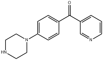 (4-PIPERAZIN-1-YL-PHENYL)-PYRIDIN-3-YL-METHANONE Struktur