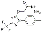 (2-P-TOLYL-5-TRIFLUOROMETHYL-2 H-PYRAZOL-3-YLOXY)-ACETIC ACID HYDRAZIDE Struktur