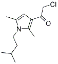 2-CHLORO-1-[2,5-DIMETHYL-1-(3-METHYLBUTYL)-1H-PYRROL-3-YL]ETHANONE Struktur