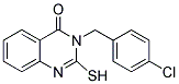 3-(4-CHLORO-BENZYL)-2-MERCAPTO-3H-QUINAZOLIN-4-ONE Struktur