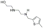 2-((2-(((5-METHYLTHIEN-2-YL)METHYL)AMINO)ETHYL)AMINO)ETHANOL Struktur