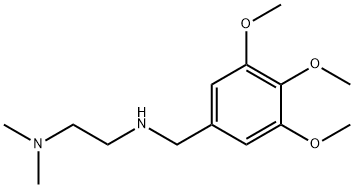 N,N-DIMETHYL-N'-(3,4,5-TRIMETHOXY-BENZYL)-ETHANE-1,2-DIAMINE Struktur