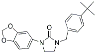 1-(1,3-BENZODIOXOL-5-YL)-3-(4-TERT-BUTYLBENZYL)IMIDAZOLIDIN-2-ONE Struktur