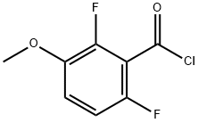 2,6-DIFLUORO-3-METHOXYBENZOYL CHLORIDE Struktur