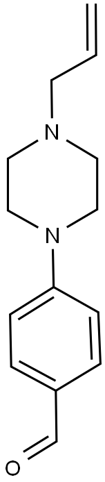 4-(4-ALLYLPIPERAZIN-1-YL)BENZALDEHYDE Struktur