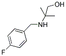 2-((4-FLUOROBENZYL)AMINO)-2-METHYLPROPAN-1-OL Struktur