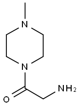 2-AMINO-1-(4-METHYL-PIPERAZIN-1-YL)-ETHANONE Struktur