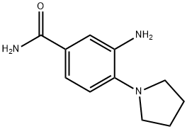 3-AMINO-4-PYRROLIDIN-1-YL-BENZAMIDE Struktur