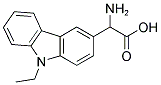 AMINO-(9-ETHYL-9H-CARBAZOL-3-YL)-ACETIC ACID Struktur