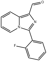 3-(2-FLUOROPHENYL)IMIDAZO[1,5-A]PYRIDINE-1-CARBALDEHYDE Struktur