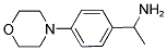 BENZENEMETHANAMINE, ALPHA-METHYL-4-(4-MORPHOLINYL)- Struktur