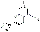 (E)-3-(DIMETHYLAMINO)-2-[4-(1H-PYRROL-1-YL)PHENYL]-2-PROPENENITRILE Struktur