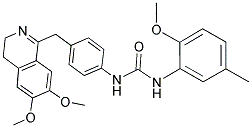 1-(4-((6,7-DIMETHOXY(3,4-DIHYDROISOQUINOLYL))METHYL)PHENYL)-3-(2-METHOXY-5-METHYLPHENYL)UREA Struktur