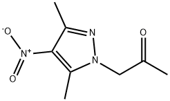 1-(3,5-DIMETHYL-4-NITRO-PYRAZOL-1-YL)-PROPAN-2-ONE Struktur