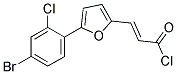 (2E)-3-[5-(4-BROMO-2-CHLOROPHENYL)-2-FURYL]ACRYLOYL CHLORIDE Struktur