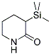 TRIMETHYLSILYL VALEROLACTAM Struktur