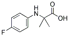 2-(4-FLUORO-PHENYLAMINO)-2-METHYL-PROPIONIC ACID Struktur