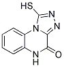 1-MERCAPTO[1,2,4]TRIAZOLO[4,3-A]QUINOXALIN-4(5H)-ONE Struktur