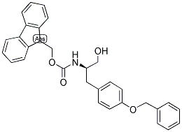 FMOC-D-TYR(BZL)-OL Struktur