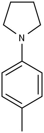 1-(4-METHYLPHENYL)PYRROLIDINE Struktur