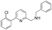 N-BENZYL(6-(2-CHLOROPHENYL)PYRIDIN-2-YL)METHANAMINE Struktur