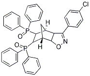 5-(4-CHLOROPHENYL)-8-(DIPHENYLPHOSPHORYL)-3-OXA-4-AZATRICYCLO[5.2.1.0(2,6)]DEC-4-EN-9-YL(DIPHENYL)PHOSPHINE OXIDE Struktur