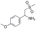 1-(4-METHOXYPHENYL)-2-(METHYLSULFONYL)-1-ETHANAMINE Struktur