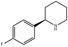 (S)-2-(4-FLUOROPHENYL)PIPERIDINE Struktur