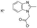 POTASSIUM (2-METHYL-1H-BENZIMIDAZOL-1-YL)ACETATE Struktur