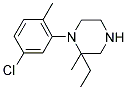 1-(5-CHLORO-2-METHYLPHENYL)-2-ETHYL-2-METHYLPIPERAZINE Struktur