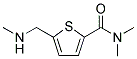 N,N-DIMETHYL-5-[(METHYLAMINO)METHYL]-2-THIOPHENECARBOXAMIDE Struktur