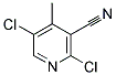 3-CYANO-2,5-DICHLORO-4-METHYLPYRIDINE Struktur