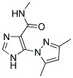 5-(3,5-DIMETHYL-1H-PYRAZOL-1-YL)-N-METHYL-1H-IMIDAZOLE-4-CARBOXAMIDE Struktur