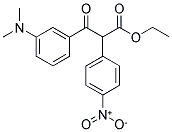 3-(3-DIMETHYLAMINO-PHENYL)-2-(4-NITRO-PHENYL)-3-OXO-PROPIONIC ACID ETHYL ESTER Struktur