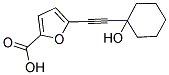 5-(1-HYDROXY-CYCLOHEXYLETHYNYL)-FURAN-2-CARBOXYLIC ACID Struktur