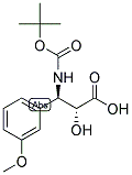 N-BOC-3-(R)-AMINO-2-(R)-HYDROXY-3-(3-METHOXY-PHENYL)-PROPIONIC ACID Struktur