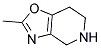 2-METHYL-4,5,6,7-TETRAHYDRO-OXAZOLO[4,5-C]PYRIDINE Struktur