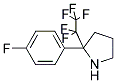 2-(4-FLUOROPHENYL)-2-(1,1,2,2,2-PENTAFLUOROETHYL)PYRROLIDINE Struktur