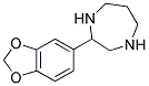 2-BENZO[1,3]DIOXOL-5-YL-[1,4]HOMOPIPERAZINE Struktur