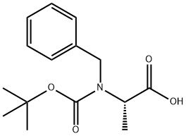 N-BENZYL-N-BOC-L-ALANINE, 159999-80-1, 結(jié)構(gòu)式