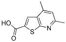 4,6-DIMETHYLTHIENO[2,3-B]PYRIDINE-2-CARBOXYLIC ACID Struktur