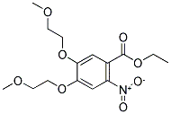 ETHYL 2-NITRO-4,5-BIS(2-METHOXYETHOXY)BENZOATE Struktur