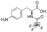 (S)-N-ALPHA-TRIFLUORACETYL-4-AMINO-PHENYLALANINE Struktur