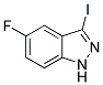 5-FLUORO-3-IODO-1H-INDAZOLE Struktur